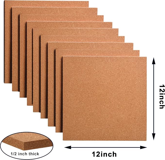 SUNGIFT Cork Board 12"x12" - Image 2