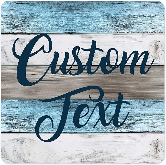 Custom Sign, Custom Street Sign, 11 Font Colors, 13 Font Styles, 4 Hole Options by MySignCenter