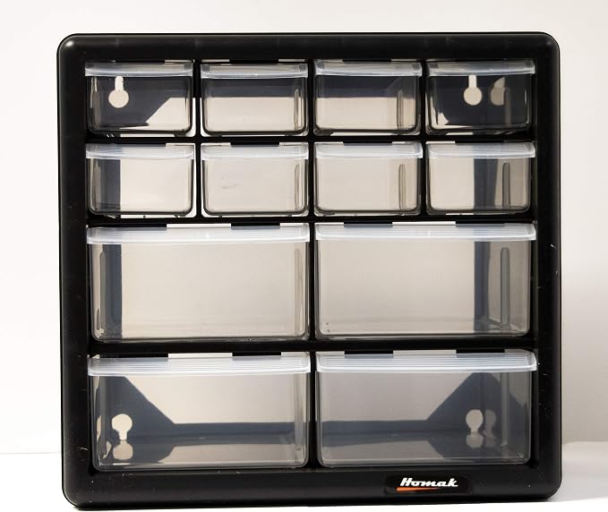 Homak 12-Drawer Parts Organizer, HA01012001 - Image 10
