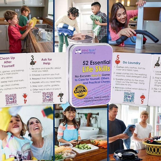 Mind Brain Emotion 52 Essential Life Skills: No-Excuses Game to Teach Kids - Image 5