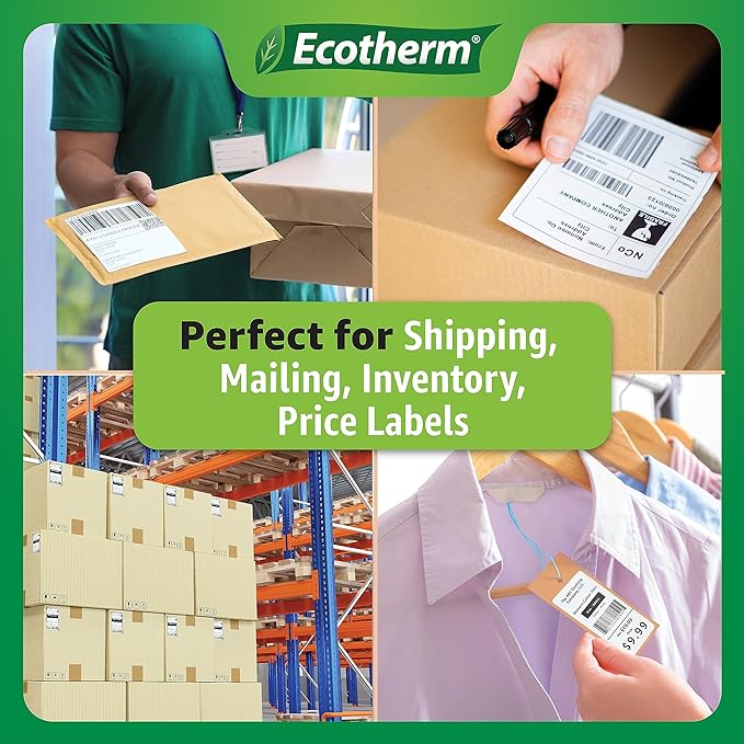 1" x 3" Thermal Labels | 4 Rolls | 2720 Labels | fits Zebra, Offnova Thermal - Image 6