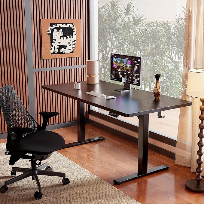 ErGear Small Height Adjustable Electric Standing Desk, 40 x 24 Inches Sit Stand - Image 2