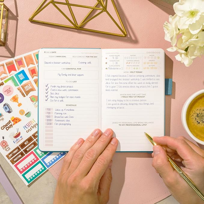 Clever Fox Self-Care Journal Pocket – Daily Reflection Notebook – Mental Health - Image 6