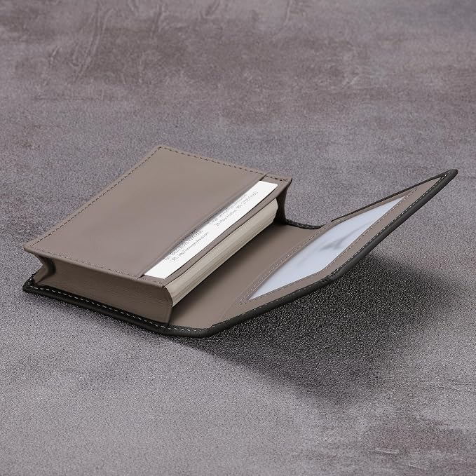 Leather Business Card Case Holder - Image 4