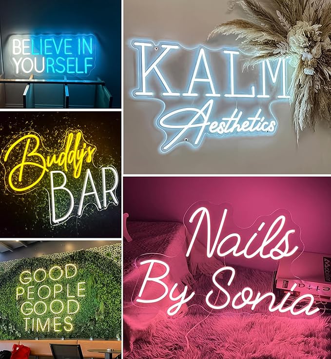 CIONAOR Custom Neon Sign, Custom LED Neon Sign Customizable - Image 8
