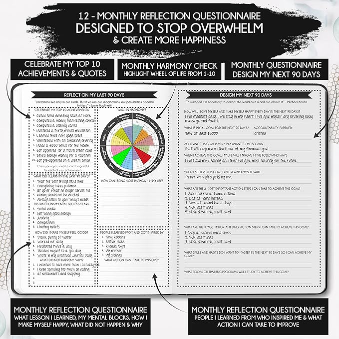 Life & Goal Planner – Undated Daily, Weekly & Monthly Organizer - Image 5