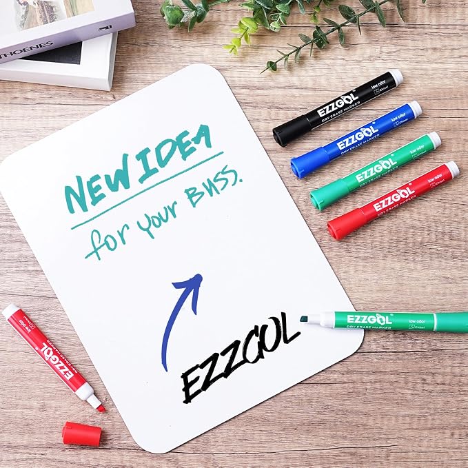 Ezzgol Dry Erase Markers Bulk, 72 Pack Basic Multi-color Red Blue Black Green - Image 5