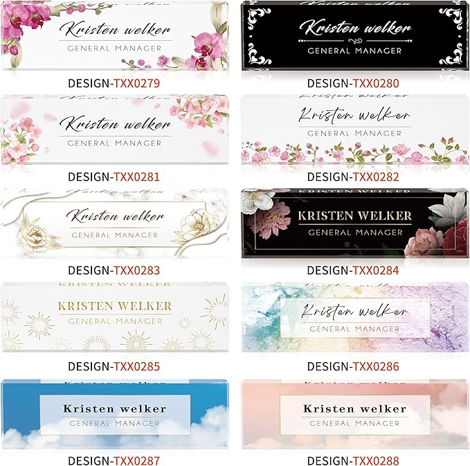 Desk Name Plate Personalized, Custom Name Plates - Image 7