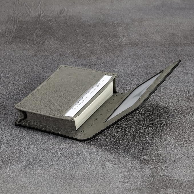 Leather Business Card Case Holder - Image 4