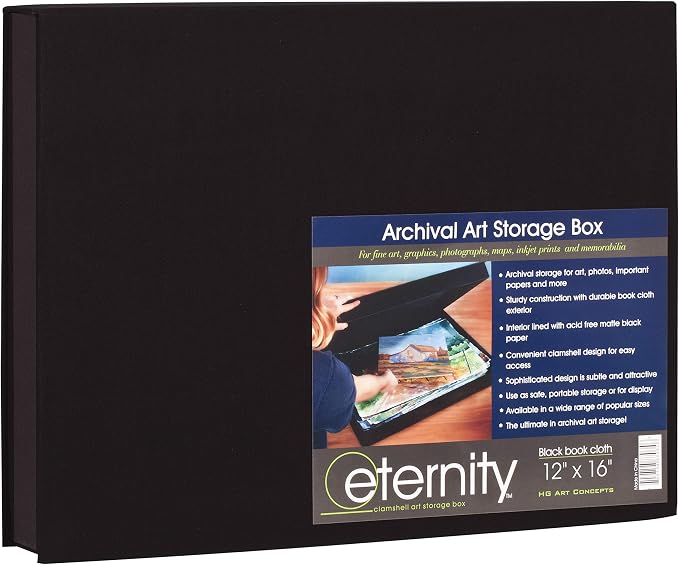 HG Concepts Art Photo Storage Box Eternity Archival Clamshell Box by HGArtConcepts