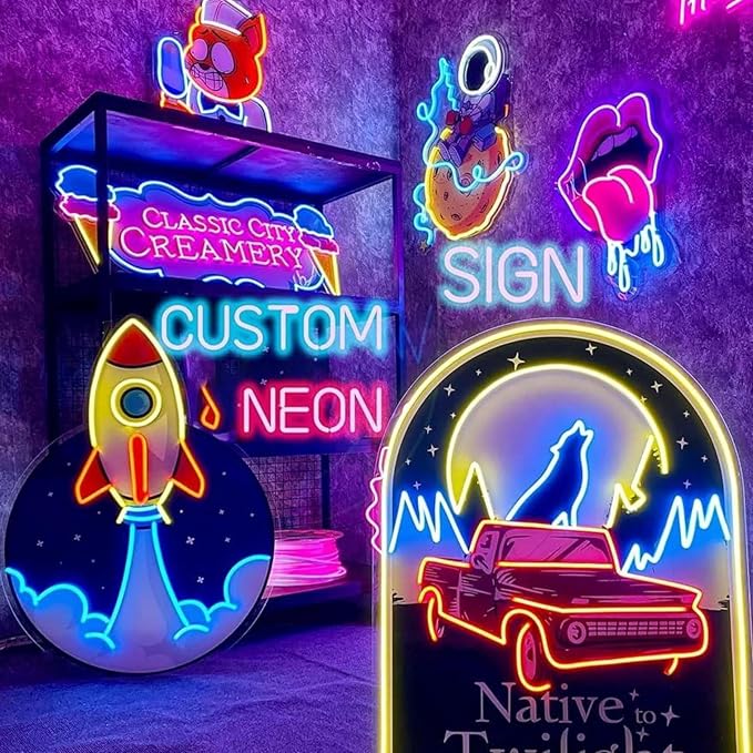 Lorxi Custom Logo UV Printed LED Neon Sign - Image 9