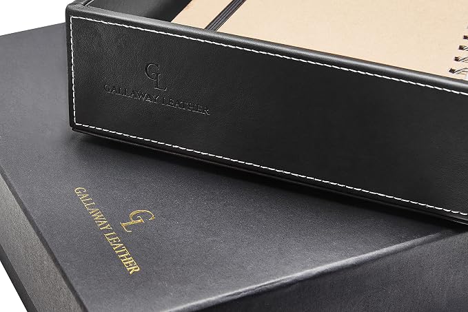 Gallaway Leather Letter Tray Organizer - Image 6