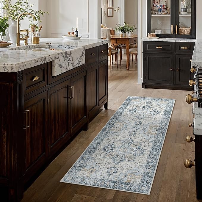 GENIMO Runner Rug 2x6, Machine Washable Runners, Non Slip Vintage Hallway - Image 10