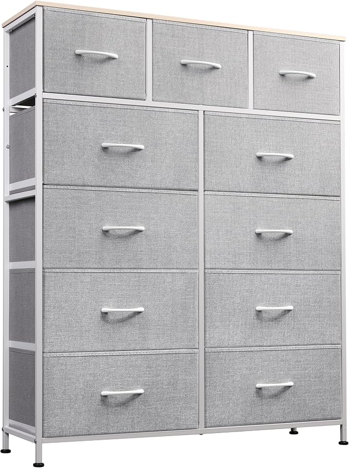 WLIVE Tall Dresser for Bedroom, Fabric Dressers Storage Tower, Dresser & Chest by WLIVE