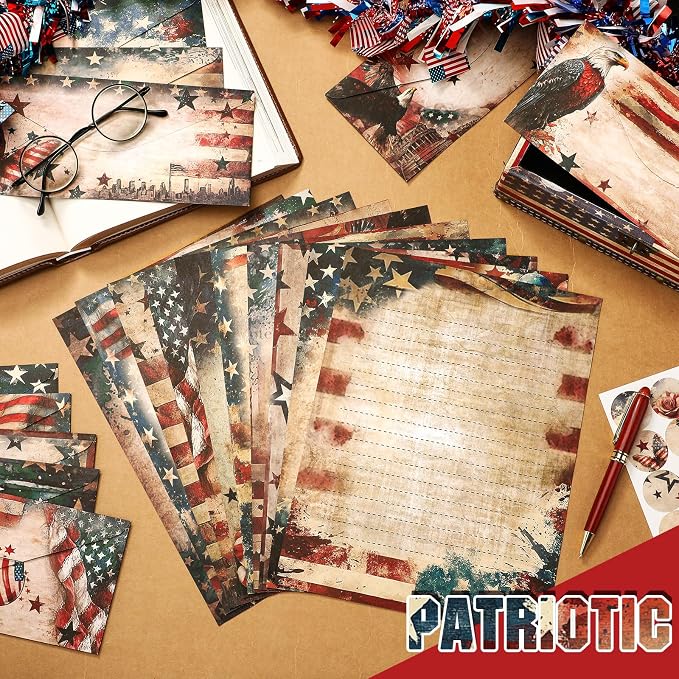 TaoBary 160 Pcs Stationery Paper Set 50 Double Sided Stationery Papers - Image 2