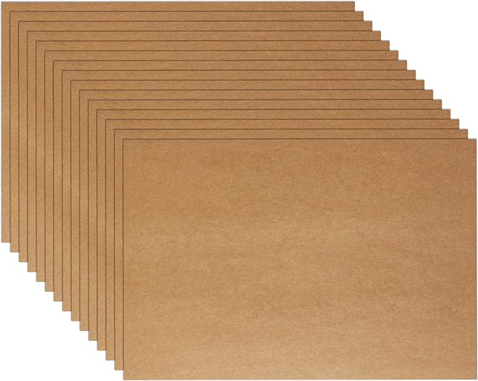 Guakicae 60 Sheets Brown Cardstock 4 x 6 Thick Paper, 300gsm/110lb Heavyweight by Guakicae
