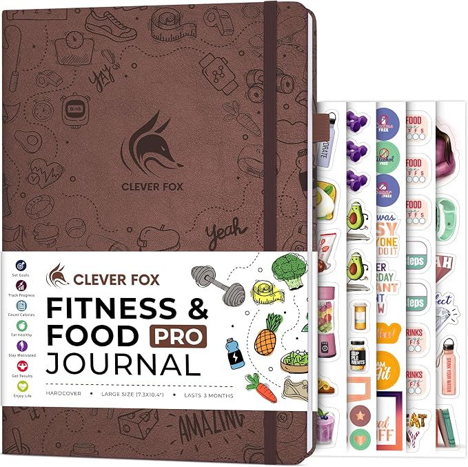 Clever Fox Fitness & Food Journal PRO – Daily Workout & Meal Planner by CleverFox