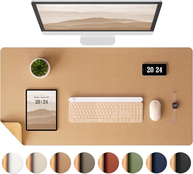 Aothia Dual-Sided Desk Pad by AothiaSimpleNaturalUnique