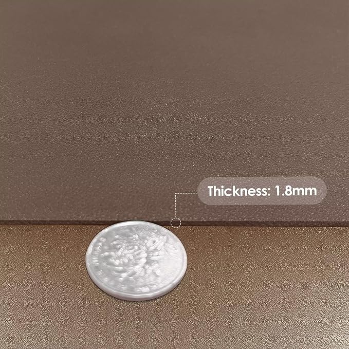 Zinkooat Leather Table Cover, 1.8mm Thick, 42x84 Inch Table Protector, Table - Image 3