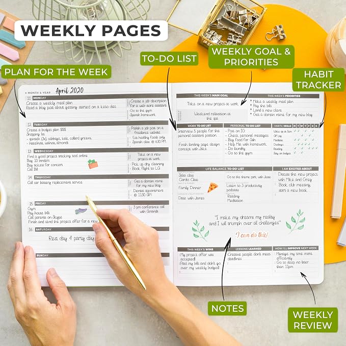 Clever Fox Planner PRO – Weekly & Monthly Life Planner to Increase Productivity - Image 3