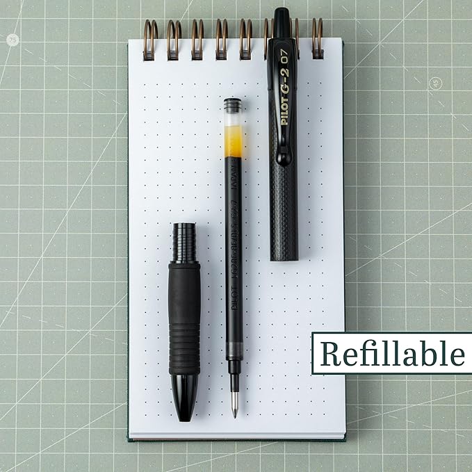 Pilot, G2 Edge Premium Gel Roller Pens, Fine Point 0.7 mm, Gel Pens Black Ink - Image 3