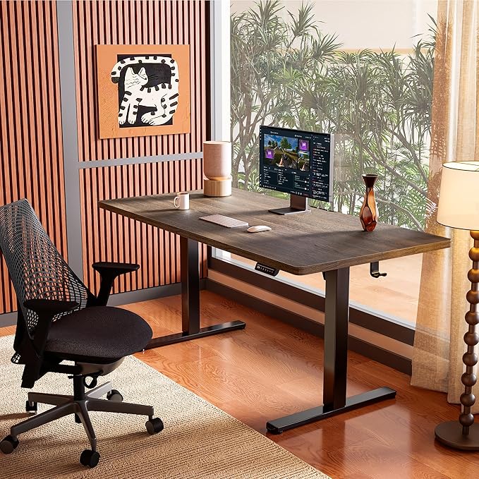 ErGear Height Adjustable Electric Standing Desk, 31.5 x 18.9 Inches Sit Stand - Image 2