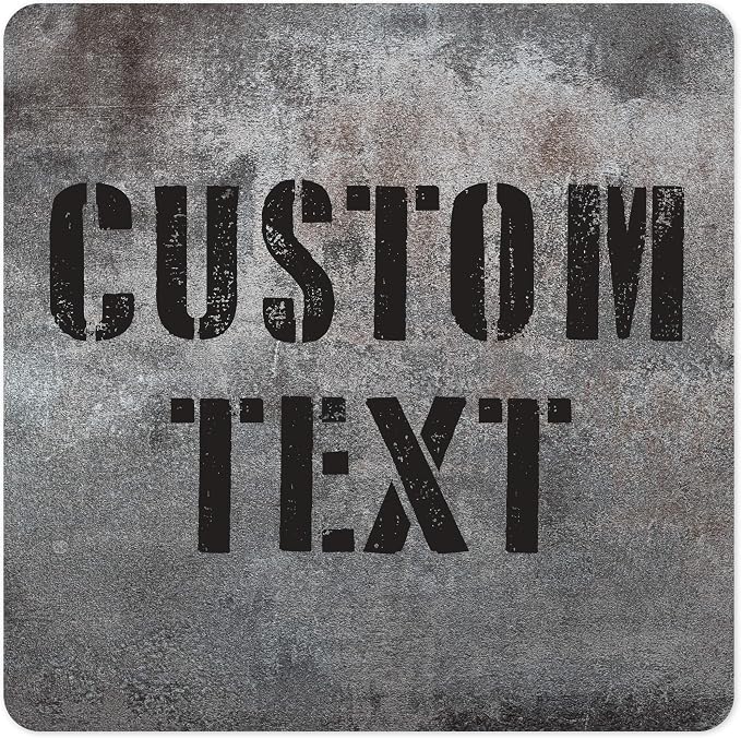 Custom Sign, Custom Street Sign, 11 Font Colors, 13 Font Styles, 4 Hole Options by MySignCenter