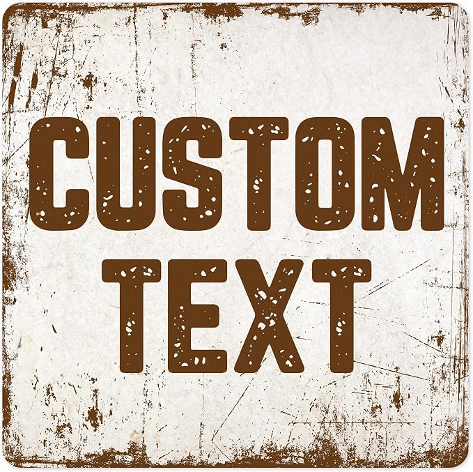 Custom Sign, Custom Street Sign, 11 Font Colors, 13 Font Styles, 4 Hole Options by MySignCenter