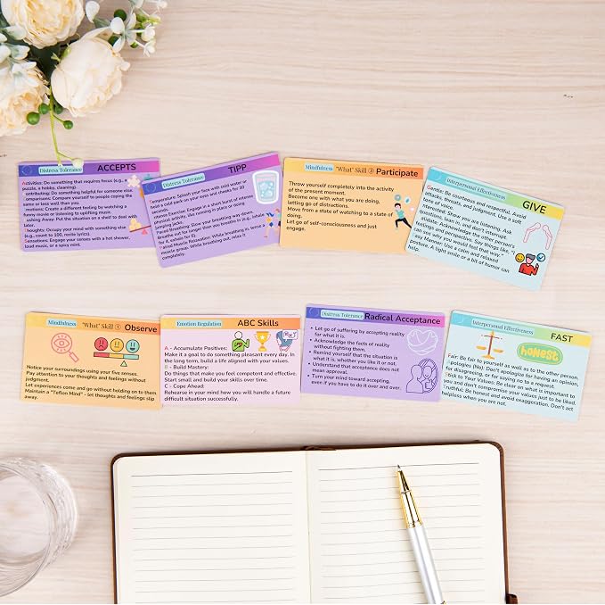 DBT Skills Coaching Cards with Guided Examples & Goals – 25 Flashcards - Image 7