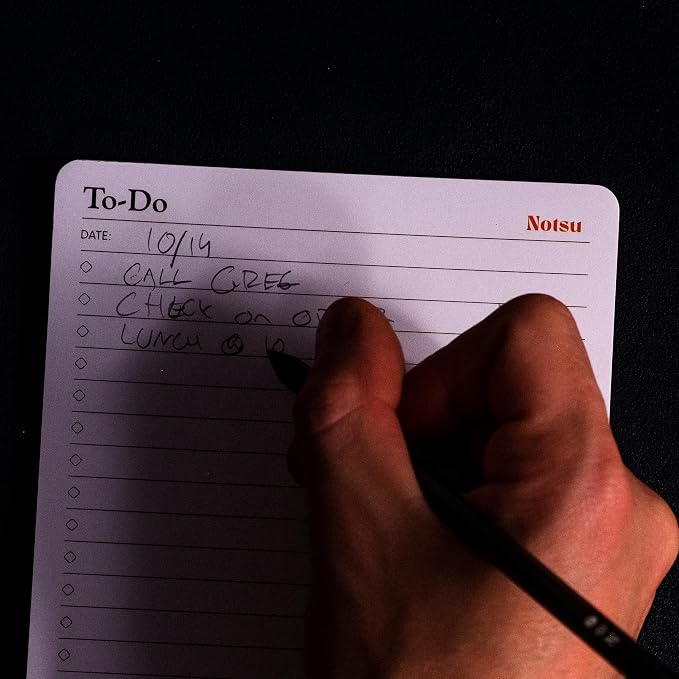 Notsu To Do List Notepad 2pk | Premium Thick Paper 120g | Daily Desk To Do List - Image 5