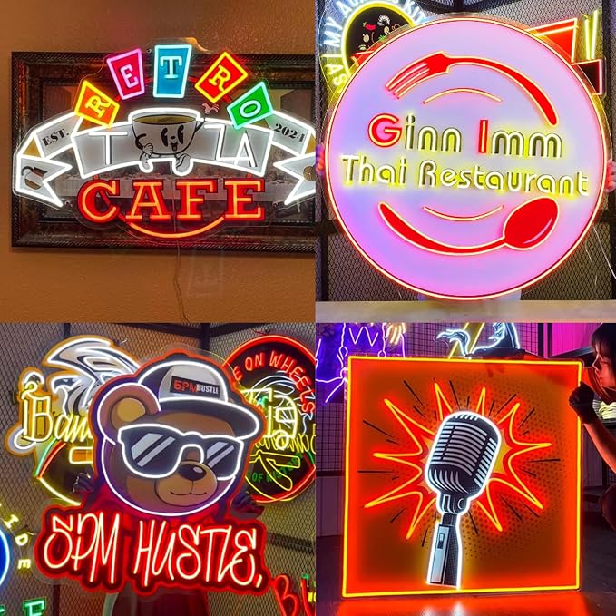 Lorxi Custom Logo UV Printed LED Neon Sign - Image 8