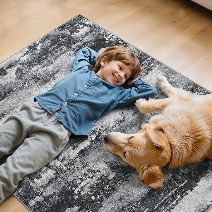 Office Chair Mat for Hardwood Tile Floor, Abstract 36"X 48" Desk Mats for - Image 7