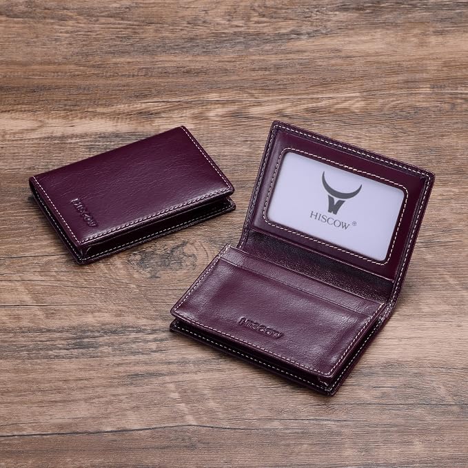 Leather Business Card Case Holder - Image 2