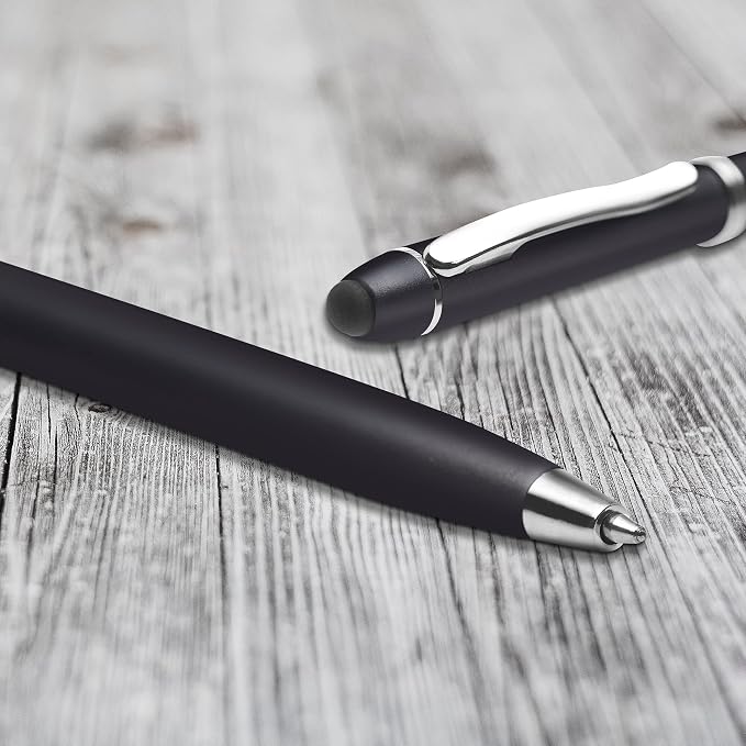 DISCOUNT PROMOS Twist Action Plastic Stylus Pens, Bulk Pack - Image 7