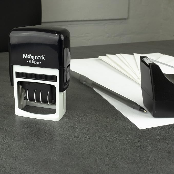 MaxMark Office Self Inking Date Stamp - Image 4