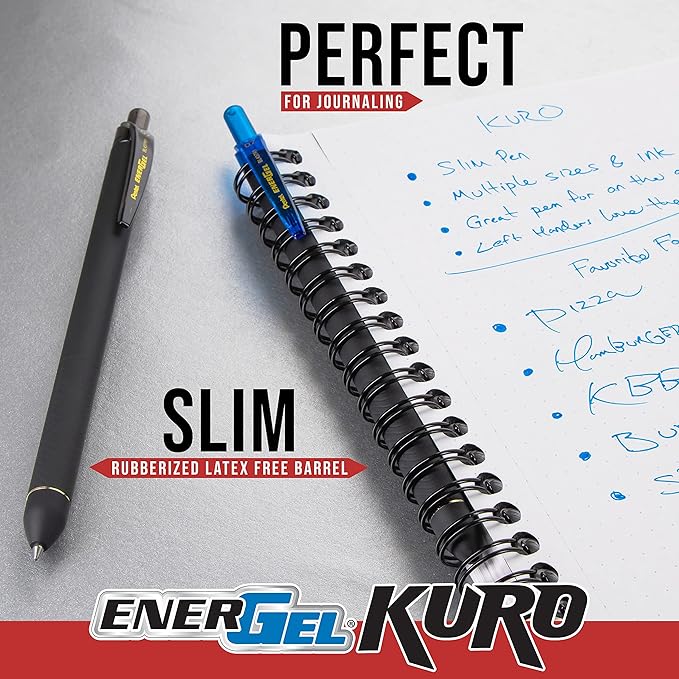 Pentel EnerGel Kuro Shades of Peace, Retractable Liquid Gel Pen - Image 5