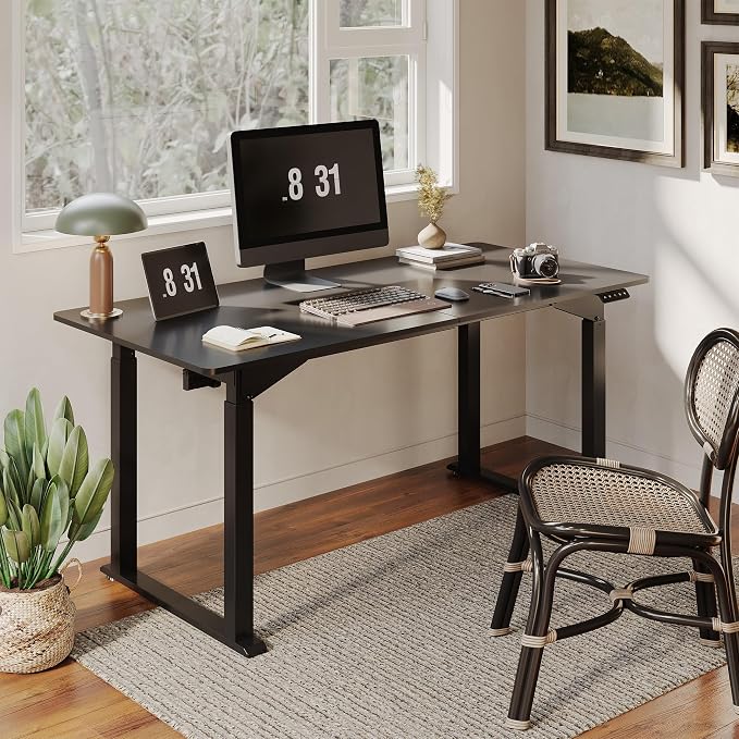 SANODESK 4-Leg Standing Desk, Electric Height Adjustable Desk - Image 2