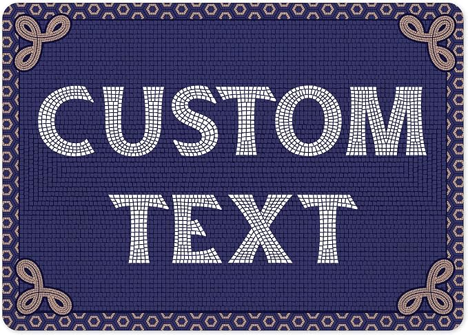 Custom Sign, Custom Street Sign, 11 Font Colors, 13 Font Styles, 4 Hole Options by MySignCenter