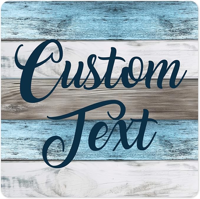 Custom Sign, Custom Street Sign, 11 Font Colors, 13 Font Styles, 4 Hole Options by MySignCenter