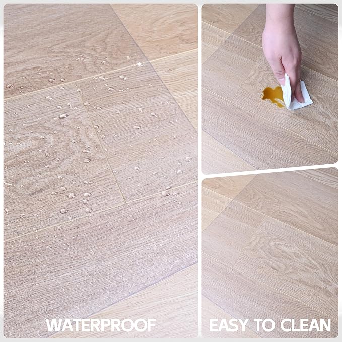 HOMEK Office Chair Mat for Hardwood Floor, Easy Glide, Protects Hard Surfaces - Image 6