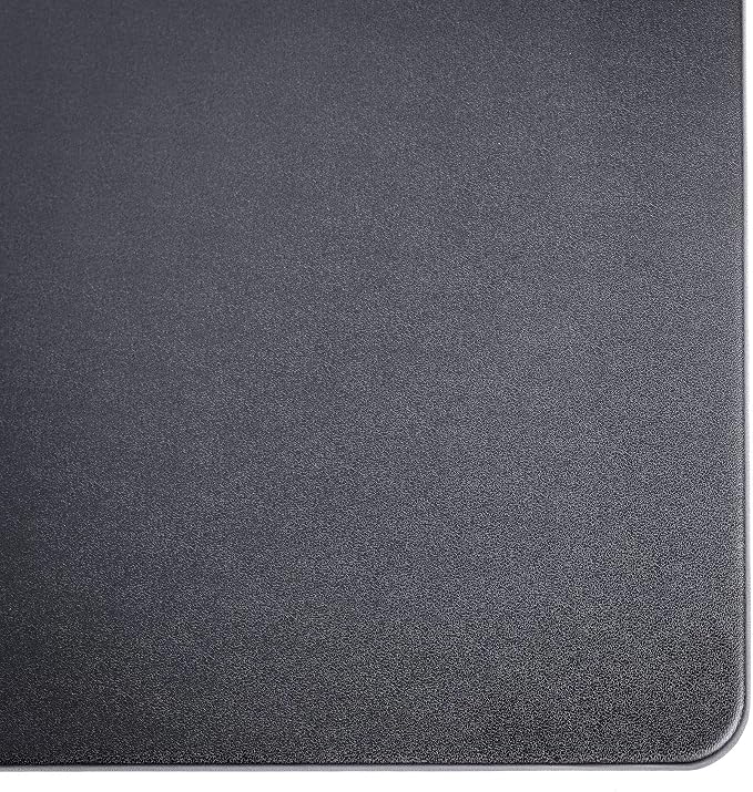 Black Leatherette 30" x 12.5" Keyboard/Mouse Desk Mat - Image 10