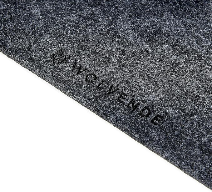 Wolvende Premium Felt Desk Mat | Large 15.75" x 36" | Multifunctional Desk Pad - Image 4