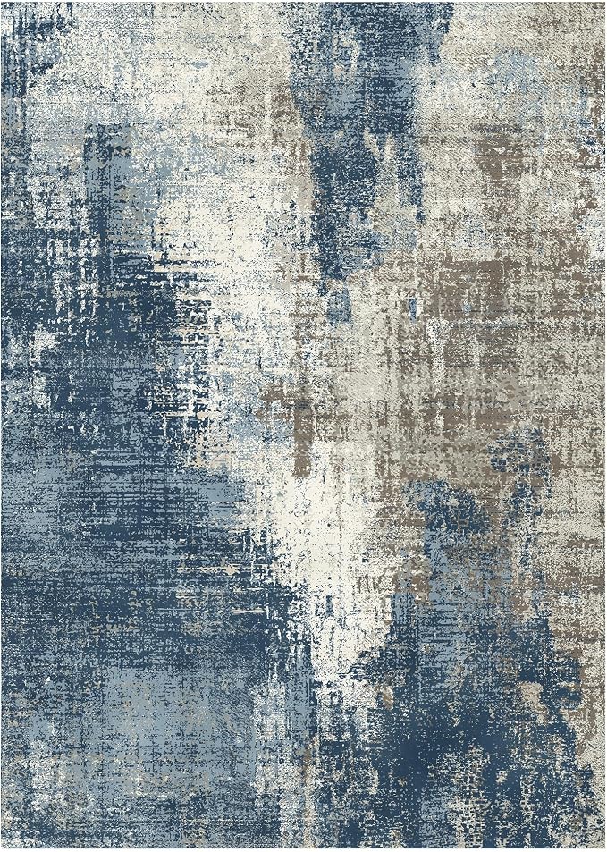 GENIMO Washable Area Rugs for Living Room, 10x12 Modern Non Slip Rugs, Low Pile - Image 3