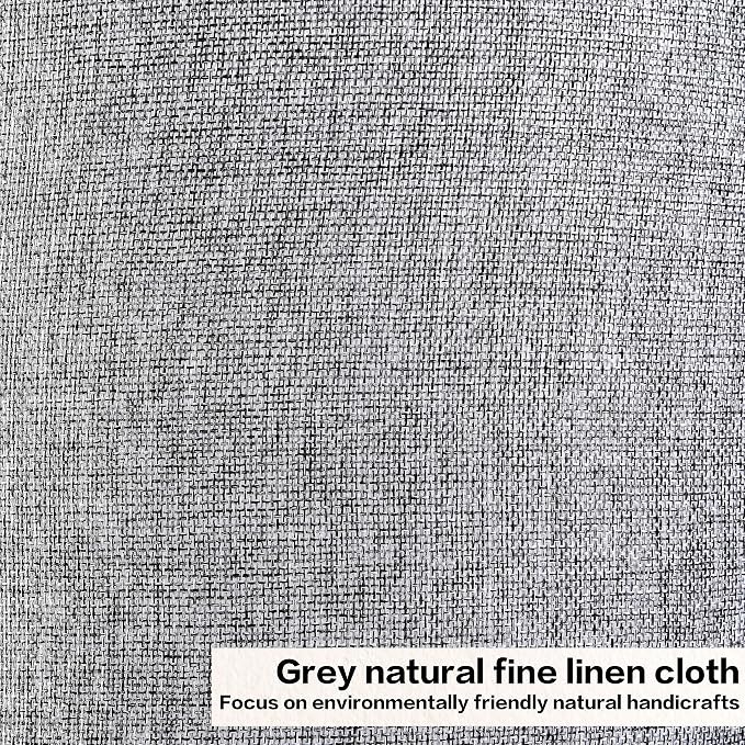 Gray Drum Lamp Shades Medium 13" Top x 13" Bottom x 10" High Traditional - Image 2